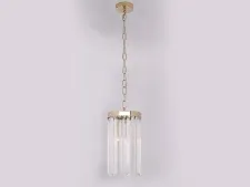 NEWPORT 10110 10111/S gold , Подвесной светильник, Gold Clear crystal D18*H32/150 cm E27 1*40W