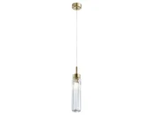 NEWPORT 4520 4521/S gold , Подвесной светильник, Gold Clear crystal D4.5*H27/300 cm G9 1*25W
