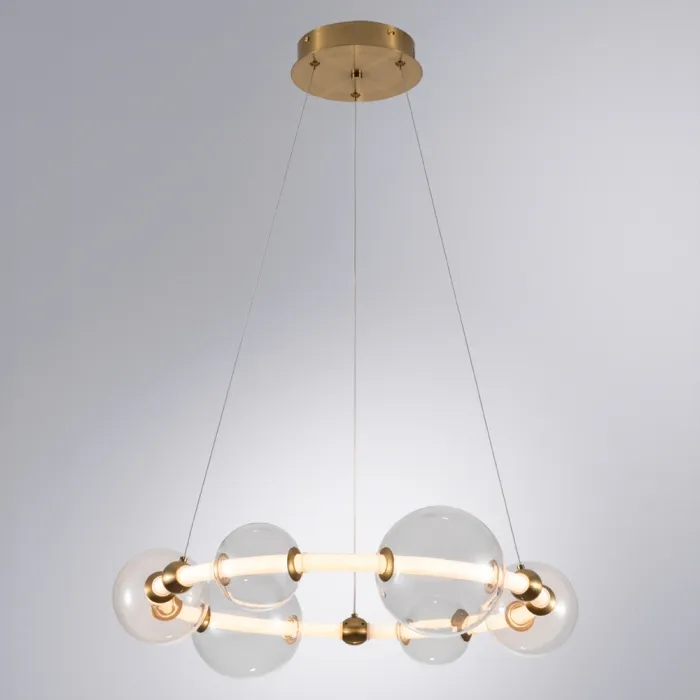 Подвесная люстра Arte Lamp Crocus A2780LM-30PB | Дом Декора