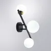 Настенно-потолочный светильник Arte Lamp GEMINI A2243PL-3BK | Дом Декора
