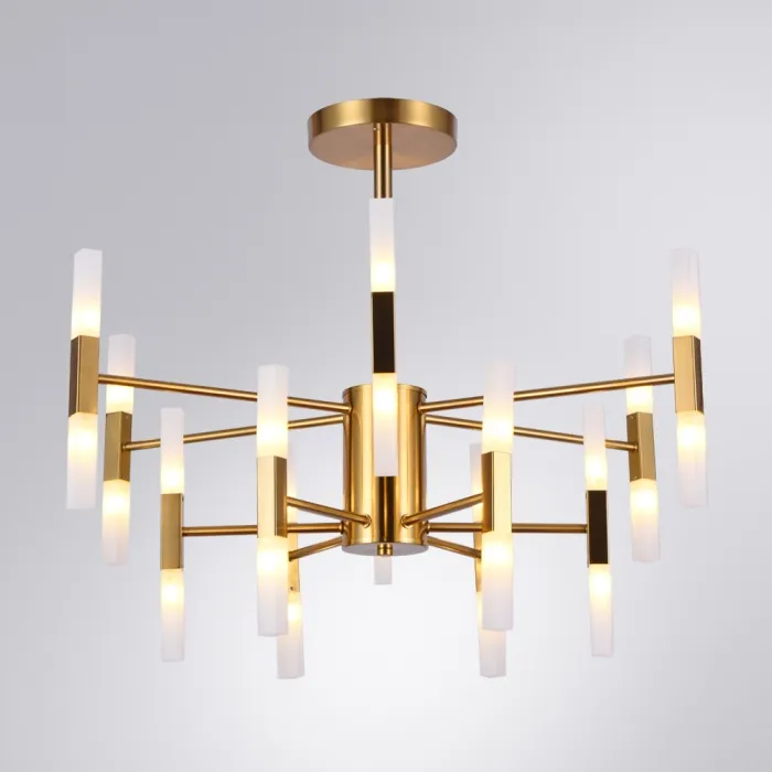 Люстра на штанге Arte Lamp Ramona A7410PL-24PB | Дом Декора